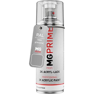 PRiME RAL 7004 Gris de sécurité/Signal grey brillant acrylique bombe aérosol 2C 400ml séchage rapide - Publicité PRiME RAL 7004 Gris de sécurité/Signal grey brillant acrylique bombe aérosol 2C 400ml séchage rapide - Publicité