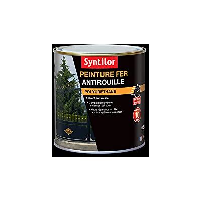 Syntilor Noir Mat Peinture fer - Protection ferronneries et métaux ferreux - Extérieur - 0.5L - Publicité Syntilor Noir Mat Peinture fer - Protection ferronneries et métaux ferreux - Extérieur - 0.5L - Publicité