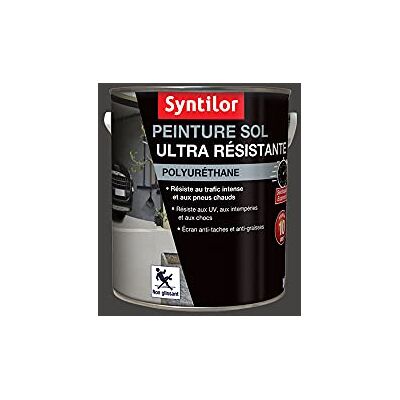 Peinture pour sol satin asphalt Syntilor - Peinture pour sols - Publicité Peinture pour sol satin asphalt Syntilor - Peinture pour sols - Publicité