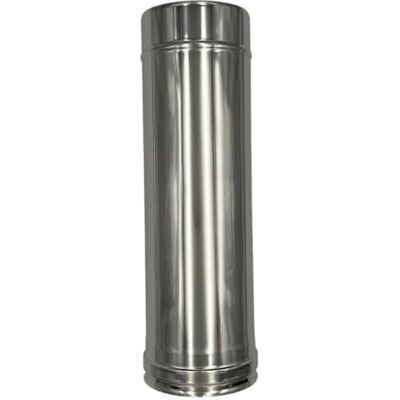 EINSIDE Tuyau double paroi en acier inoxydable AISI 316 longueur 1000 mm, Cheminée avec isolation en laine de roche, ø 130-180 mm - Publicité EINSIDE Tuyau double paroi en acier inoxydable AISI 316 longueur 1000 mm, Cheminée avec isolation en laine de roche, ø 130-180 mm - Publicité