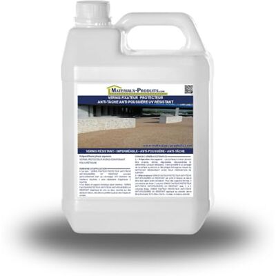 MATPRO Vernis Fixateur Protecteur Anti-Tâche Anti-Poussière UV Résistant 2.1 Kg Incolore - Publicité MATPRO Vernis Fixateur Protecteur Anti-Tâche Anti-Poussière UV Résistant 2.1 Kg Incolore - Publicité