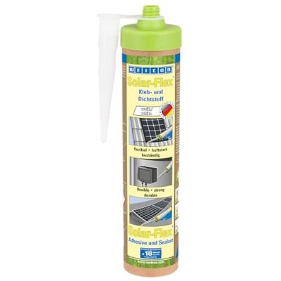 WEICON Green Tube Solar-Flex, 280 ml, colle pour panneau solaire, cartouche en carton 100 % recyclable, réutilisable, blanc - Publicité WEICON Green Tube Solar-Flex, 280 ml, colle pour panneau solaire, cartouche en carton 100 % recyclable, réutilisable, blanc - Publicité