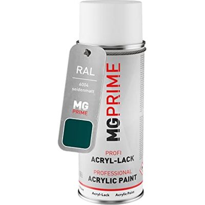 PRiME RAL 6004 Vert bleu / Blue green mat satiné, bombe de peinture acrylique bombe aérosol 400 ml, à séchage rapide - Publicité PRiME RAL 6004 Vert bleu / Blue green mat satiné, bombe de peinture acrylique bombe aérosol 400 ml, à séchage rapide - Publicité