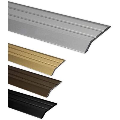 Gedotec Barre de transition compensation de hauteur argent autocollante 1 pièce profilé alu 2000 mm joint de dilatation 2-5 mm barre de transition sans perçage, 200 cm (2 m) - Publicité Gedotec Barre de transition compensation de hauteur argent autocollante 1 pièce profilé alu 2000 mm joint de dilatation 2-5 mm barre de transition sans perçage, 200 cm (2 m) - Publicité