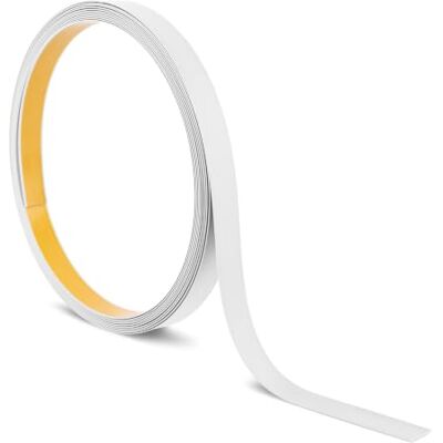 Garmin Bande Plate PVC 30 mm Autoadhésive Blanc, 10 m Baguette de finition autocollante, résistante, facile à couper, idéale pour bricolage, construction & décoration - Publicité Garmin Bande Plate PVC 30 mm Autoadhésive Blanc, 10 m Baguette de finition autocollante, résistante, facile à couper, idéale pour bricolage, construction & décoration - Publicité