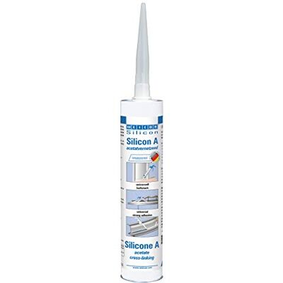 WEICON Silicon A 310 ml transparent adhésif universel extrêmement élastique - Publicité WEICON Silicon A 310 ml transparent adhésif universel extrêmement élastique - Publicité