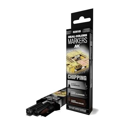 AK Interactive AK REAL COLORS MARKER SET RCM105 CHIPPING (3pcs) - Publicité AK Interactive AK REAL COLORS MARKER SET RCM105 CHIPPING (3pcs) - Publicité