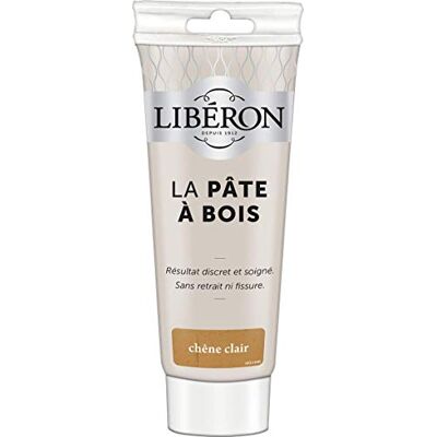 Libéron Pâte à bois Réparation du bois, Chêne clair, 250g - Publicité Libéron Pâte à bois Réparation du bois, Chêne clair, 250g - Publicité