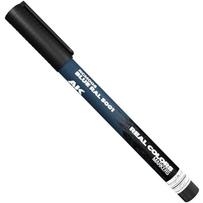 AK Interactive AK REAL COLORS MARKER RCM006 BLUE RAL5001 - Publicité AK Interactive AK REAL COLORS MARKER RCM006 BLUE RAL5001 - Publicité