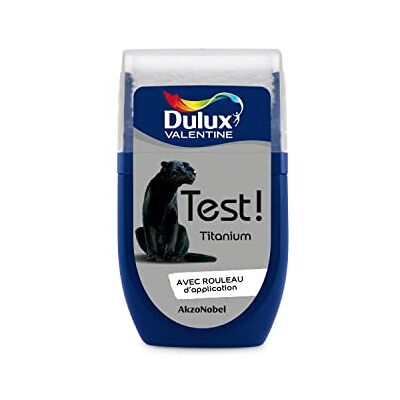 DULUX VALENTINE - Titanio Satinato Crema - Paint tester - Publicité DULUX VALENTINE - Titanio Satinato Crema - Paint tester - Publicité