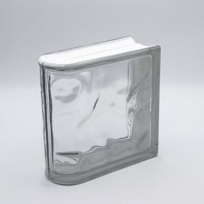 Fuchs Design Brique de verre Nuage clair (transparent) Double finition, 19 x 19 x 8 cm 1 pièce - Publicité Fuchs Design Brique de verre Nuage clair (transparent) Double finition, 19 x 19 x 8 cm 1 pièce - Publicité