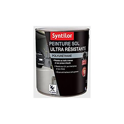 Peinture pour sol satinée blanche Syntilor - Peinture pour sol - Publicité Peinture pour sol satinée blanche Syntilor - Peinture pour sol - Publicité