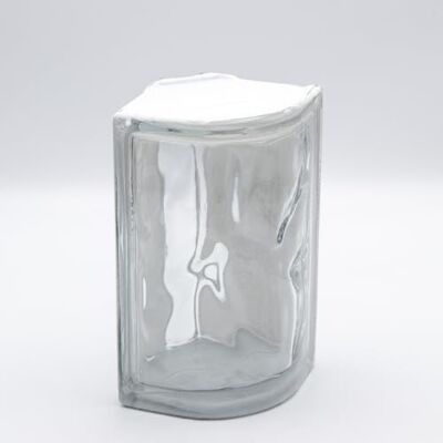 Fuchs Design Brique en verre transparent en forme de nuage 10,5 x 19 x 8 cm - Publicité Fuchs Design Brique en verre transparent en forme de nuage 10,5 x 19 x 8 cm - Publicité