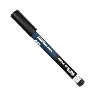 AK Interactive AK REAL COLORS MARKER RCM006 BLUE RAL5001 - Publicité AK Interactive AK REAL COLORS MARKER RCM006 BLUE RAL5001 - Publicité
