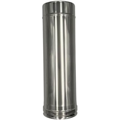 EINSIDE Tuyau double paroi en acier inoxydable AISI 316 longueur 500 mm, cheminée avec isolation en laine de roche, ø 150-200 mm - Publicité EINSIDE Tuyau double paroi en acier inoxydable AISI 316 longueur 500 mm, cheminée avec isolation en laine de roche, ø 150-200 mm - Publicité