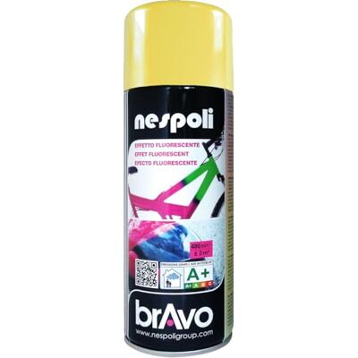 NESPOLI Peinture en spray fluorescente Jaune - Effet intérieur Multi-support - Publicité NESPOLI Peinture en spray fluorescente Jaune - Effet intérieur Multi-support - Publicité