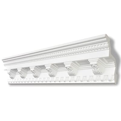 Decosa Moulure G33 (Gloria) polystyrène blanc 100 x 100 mm longueur 2 m 10 pièces (=20 m) - Publicité Decosa Moulure G33 (Gloria) polystyrène blanc 100 x 100 mm longueur 2 m 10 pièces (=20 m) - Publicité