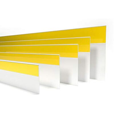 DQ-PP Bande de Masquage de Fenêtre Longueur 5m Largeur 60mm Epaisseur 1,5mm Blanc auto-adhésif cacher l'imperfection rebord - Publicité DQ-PP Bande de Masquage de Fenêtre Longueur 5m Largeur 60mm Epaisseur 1,5mm Blanc auto-adhésif cacher l'imperfection rebord - Publicité