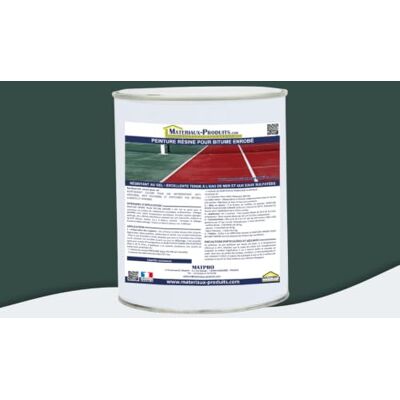 MATPRO Peinture résine pour bitume enrobé 6 Kg Vert foncé - Publicité MATPRO Peinture résine pour bitume enrobé 6 Kg Vert foncé - Publicité