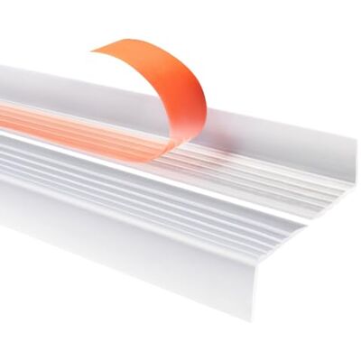 Garmin Nez de Marche PVC 40 x 25 mm Antidérapant Transparent, 80 cm Protège-bord d'escalier autocollant, évite l'usure et les glissades, finition esthétique des marches - Publicité Garmin Nez de Marche PVC 40 x 25 mm Antidérapant Transparent, 80 cm Protège-bord d'escalier autocollant, évite l'usure et les glissades, finition esthétique des marches - Publicité