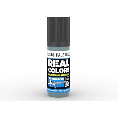 AK Interactive AK REAL COLORS RC816 Pale Blue (17ml) (old RC017) - Publicité AK Interactive AK REAL COLORS RC816 Pale Blue (17ml) (old RC017) - Publicité