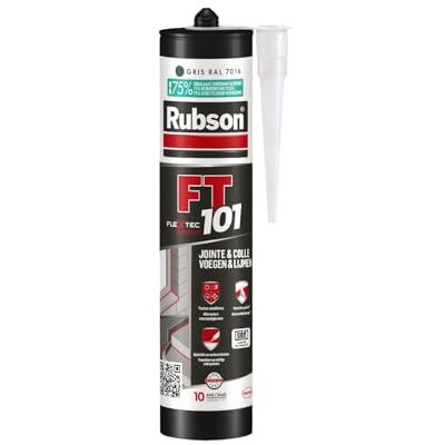 Rubson Mastic FT 101 Joint Fissure & Colle RAL 7016 (cartouche 280 ml) – Mastic polyvalent tous matériaux – Étanche & résistant - Publicité Rubson Mastic FT 101 Joint Fissure & Colle RAL 7016 (cartouche 280 ml) – Mastic polyvalent tous matériaux – Étanche & résistant - Publicité