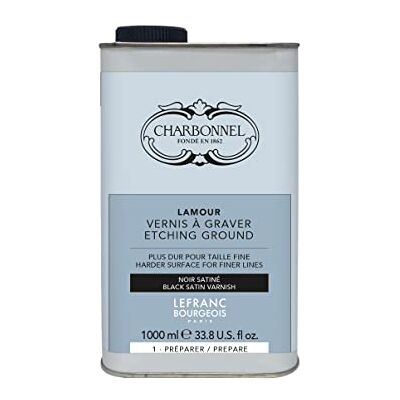 Lefranc Bourgeois Charbonnel Additif Gravure Lamour Vernis A Graver 1L - Publicité Lefranc Bourgeois Charbonnel Additif Gravure Lamour Vernis A Graver 1L - Publicité
