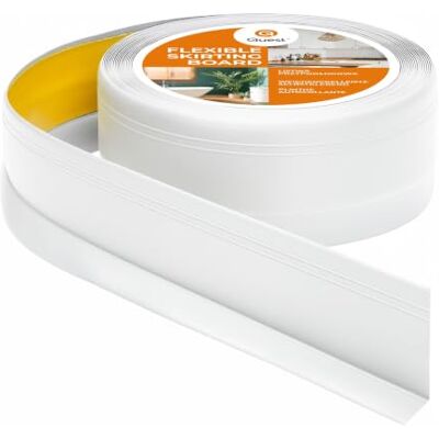 Garmin Plinthe Souple en PVC 50 x 20 mm Autoadhésive Blanc, 20 m Bande de finition en PVC avec fraisages, décorative, résistante aux UV, pour cuisine, salle de bain, mur & sol - Publicité Garmin Plinthe Souple en PVC 50 x 20 mm Autoadhésive Blanc, 20 m Bande de finition en PVC avec fraisages, décorative, résistante aux UV, pour cuisine, salle de bain, mur & sol - Publicité