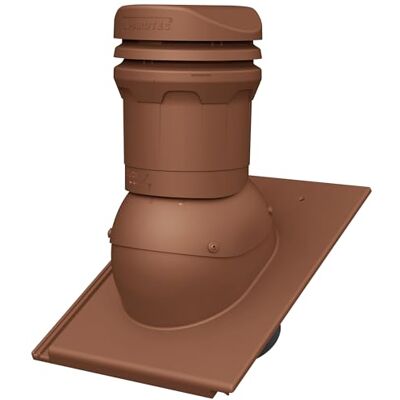 Parotec Cheminée de ventilation DN 125mm hauteur 325mm pour Monier TEGALIT PROTEGON RAL 8004 Rouge brique – pour tuiles de toit BMI Monier AERLOX, ventilation de toit passive, hauteur basse, - Publicité Parotec Cheminée de ventilation DN 125mm hauteur 325mm pour Monier TEGALIT PROTEGON RAL 8004 Rouge brique – pour tuiles de toit BMI Monier AERLOX, ventilation de toit passive, hauteur basse, - Publicité