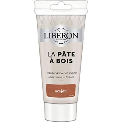 Libéron Pâte à bois Réparation du bois, Acajou, 150g - Publicité Libéron Pâte à bois Réparation du bois, Acajou, 150g - Publicité