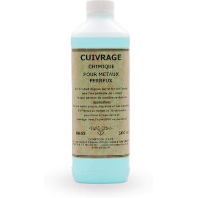 ART Cuivrage Chimique (0865) pour le Fer (500mL) - Publicité ART Cuivrage Chimique (0865) pour le Fer (500mL) - Publicité