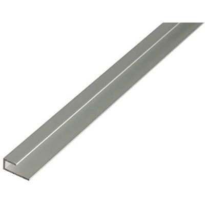 Alberts - Abschlussprofil - Argent anodisé - 100 cm - End cap profile - Publicité Alberts - Abschlussprofil - Argent anodisé - 100 cm - End cap profile - Publicité