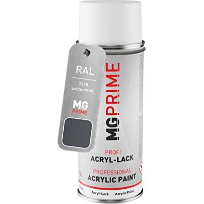 PRiME RAL 7015 Gris ardoise/Slate grey Bombe aérosol 400 ml mat satiné séchage rapide - Publicité PRiME RAL 7015 Gris ardoise/Slate grey Bombe aérosol 400 ml mat satiné séchage rapide - Publicité