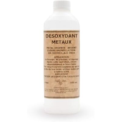 ART Désoxydant Métaux (0780) pour l'Argent et le Bronze (500mL) - Publicité ART Désoxydant Métaux (0780) pour l'Argent et le Bronze (500mL) - Publicité
