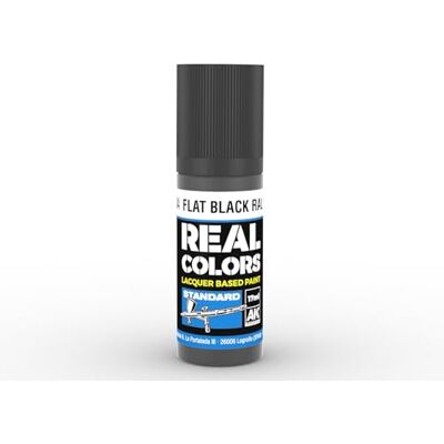 AK Interactive AK REAL COLORS RC804 Flat Black RAL 9005 (17ml) (old RC001) - Publicité AK Interactive AK REAL COLORS RC804 Flat Black RAL 9005 (17ml) (old RC001) - Publicité