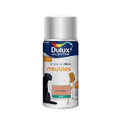 Dulux Valentine Satin Rose Cuivre Peinture en Spray pour Meubles - Peinture - Publicité Dulux Valentine Satin Rose Cuivre Peinture en Spray pour Meubles - Peinture - Publicité