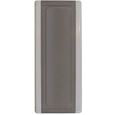 Fuchs Design FUCHS Du vrai verre BM anthracite 19x8x1 cm Profil des briques de verre, Profil final pour les briques de verre - Publicité Fuchs Design FUCHS Du vrai verre BM anthracite 19x8x1 cm Profil des briques de verre, Profil final pour les briques de verre - Publicité