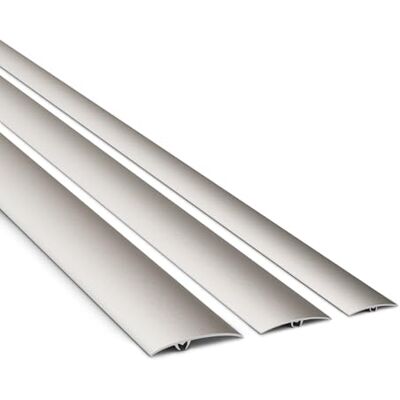 DQ-PP Profilé de transition en aluminium Inox 50 mm 180 cm Encastré Barre de porte Pour revêtement de sol, stratifié, vinyle Protection contre le vent Barre de transition de 1,8 m - Publicité DQ-PP Profilé de transition en aluminium Inox 50 mm 180 cm Encastré Barre de porte Pour revêtement de sol, stratifié, vinyle Protection contre le vent Barre de transition de 1,8 m - Publicité