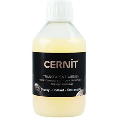 Cernit CE3050250003C Un pot de Vernis effet brillant Flacon de 250 ml - - Publicité Cernit CE3050250003C Un pot de Vernis effet brillant Flacon de 250 ml - - Publicité