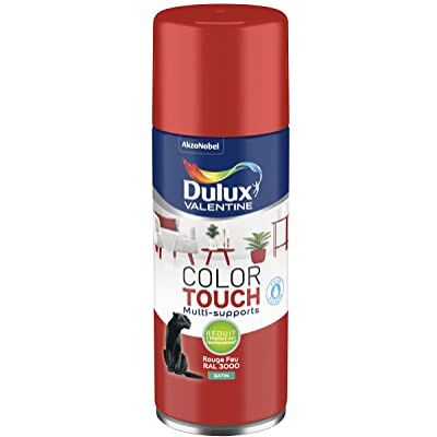 Dulux Valentine Touch Satin Rouge Feu 400ML - Publicité Dulux Valentine Touch Satin Rouge Feu 400ML - Publicité