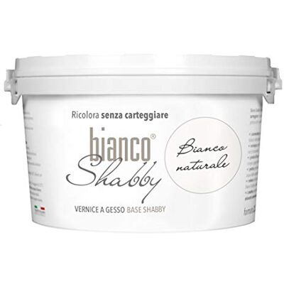 BiancoShabby - Pintura a la tiza extra opaca biancoshabby - Bianco Naturale - 2,5 L - Paint - Publicité BiancoShabby - Pintura a la tiza extra opaca biancoshabby - Bianco Naturale - 2,5 L - Paint - Publicité