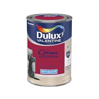 Dulux Valentine Framboise Finition Satinée - Peinture 1,25L - Publicité Dulux Valentine Framboise Finition Satinée - Peinture 1,25L - Publicité