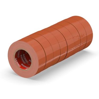 Ruban isolant ERKO - 20m x 19mm Marron - Isolation pour câbles - Publicité Ruban isolant ERKO - 20m x 19mm Marron - Isolation pour câbles - Publicité