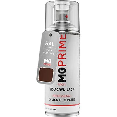 PRiME RAL 8016 Brun acajou/Mahogany brown brillant acrylique bombe aérosol 2C 400ml séchage rapide - Publicité PRiME RAL 8016 Brun acajou/Mahogany brown brillant acrylique bombe aérosol 2C 400ml séchage rapide - Publicité