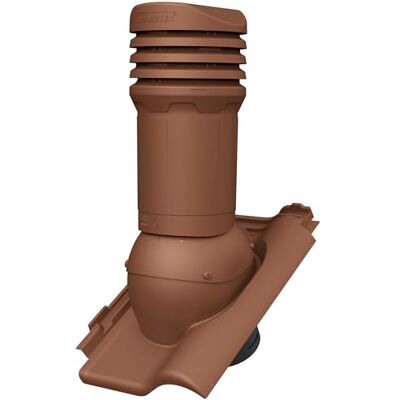 Parotec Cheminée de purge passive DN 125 mm pour tuiles Röben Monza Plus ventilateur de toit/aérateur (RAL 8004 – Rouge brique) - Publicité Parotec Cheminée de purge passive DN 125 mm pour tuiles Röben Monza Plus ventilateur de toit/aérateur (RAL 8004 – Rouge brique) - Publicité