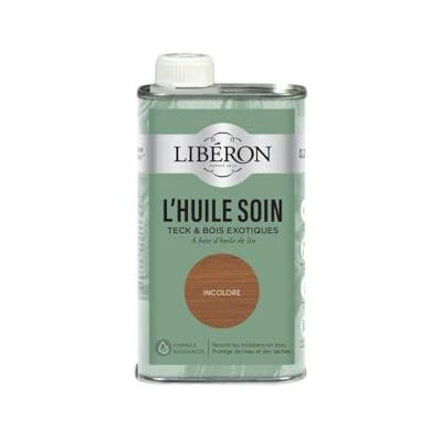 Libéron L'huile soin meubles et boiseries Pour Teck & bois exotiques, Incolore 250ml - Publicité Libéron L'huile soin meubles et boiseries Pour Teck & bois exotiques, Incolore 250ml - Publicité