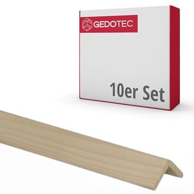 Gedotec Moulures en Bois Planches à Construire 100 cm 10 Pièces 30 x 50 mm BASIC Cornière Polyvalente pour le Bricolage de Différents Objets Profil - Publicité Gedotec Moulures en Bois Planches à Construire 100 cm 10 Pièces 30 x 50 mm BASIC Cornière Polyvalente pour le Bricolage de Différents Objets Profil - Publicité