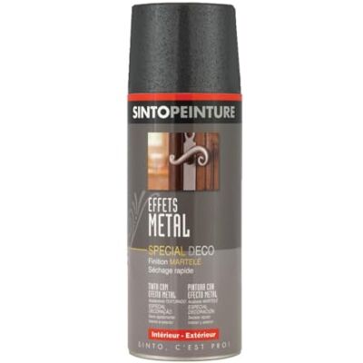 SINTO Aerosol Effets Metal Vernis Mat 400ml PEINTURE 925525S - Publicité SINTO Aerosol Effets Metal Vernis Mat 400ml PEINTURE 925525S - Publicité