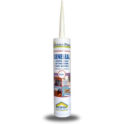 MATPRO Cartouche de mastic colle multi-usages hautes performances 290 ml Blanc - Publicité MATPRO Cartouche de mastic colle multi-usages hautes performances 290 ml Blanc - Publicité