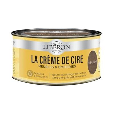 Libéron La crème de cire pour bois, en pâte, Chêne cendré 500ml - Publicité Libéron La crème de cire pour bois, en pâte, Chêne cendré 500ml - Publicité